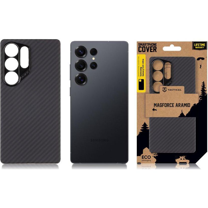 Etui Tactical MagForce Aramid do Samsung Galaxy S25 Ultra, czarne